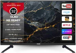 HUIDI 32 Inch QLED HD Smart TV (HD4FSPRO max)