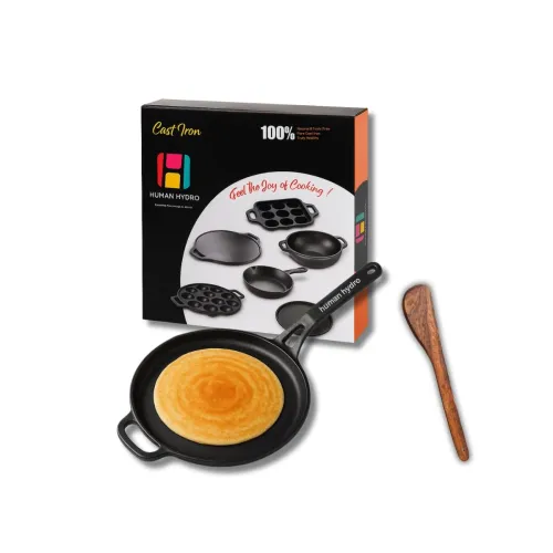 Image of Human Hydro Cast Iron Dosa Tawa 28cm