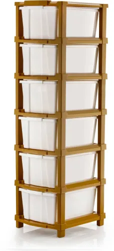 Image of HUMBLE KART 6 Compartments Plastic Multipurpose Drawer ₹445+30 Super Coin,s