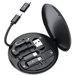 HUMBLE Mini Fast Charging Cable Set with SIM Pin & Storage Box