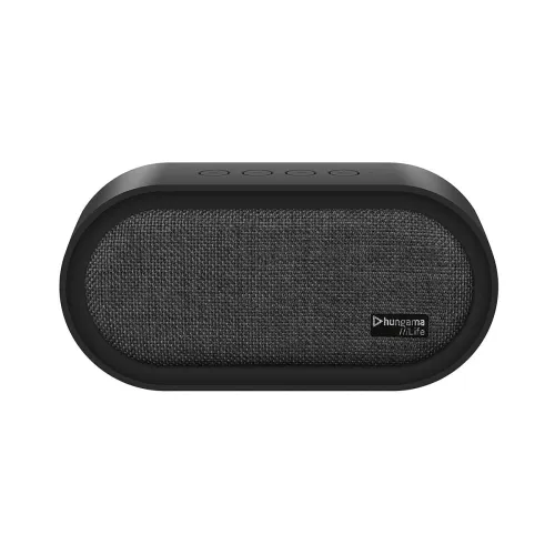 Image of Hungama HiLife Groove 101 5Wx2 Bluetooth, Upto 20 Hours Non-Stop Playtime Micro USB Portable Bluetooth Speaker (Black) g
