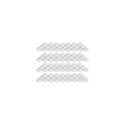 Hunky Dory 48pcs 5gms PS Acrylic Transparent Cosmetic Jar