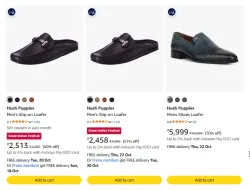 Hush Puppies Mens Slip-on Sandal at minimum 70% Discount