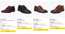 Hush Puppies Mens Shoes at minimum 70% Discount