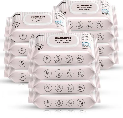 Image of Hushabye Soft Baby Wet Wipes with AloeVera (864 Wipes)
