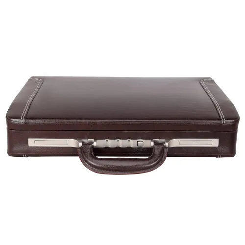 Image of HYATT Leather Accessories 17 Inches Men's Leather Briefcases Office Bags
