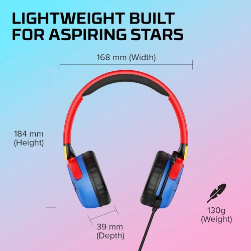 Image of HyperX Cloud Mini – Wired Headset Compatible with PC,Chromebook,Nintendo Switch