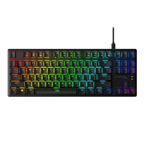 Image of HyperX Hx-Kb7Blx-Us Alloy Origins Core USB-C Ten Key Less Mechanical Gaming Keyboard