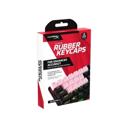 HyperX Rubber Keycaps – Gaming Accessory Kit, 19 Keys, English (US) Layout, Pink - 519U0AA#ABA