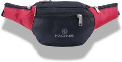 I-Zone Polyester Waist Bag for Men,Women/Fanny Pack for Hiking Travel Camping Running Sports Outdoors/Money Belt with Ad