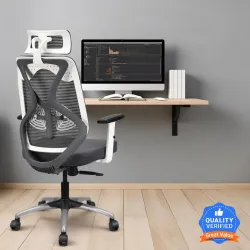 IAFA Ergolux High Back Ergonomic Office Chair with Heavy Duty Metal Base Mesh