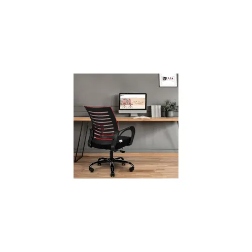 Image of IAFA FURNITURE Diego Office Chair with Height Adjustable Mechanism, Ergonomic Mid-Back Mesh Design,Heavy Duty Metal Base