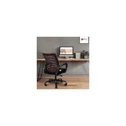 IAFA FURNITURE Diego Office Chair with Height Adjustable Mechanism, Ergonomic Mid-Back Mesh Design,Heavy Duty Metal Base