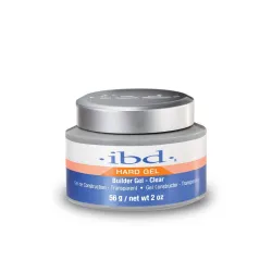 IBD UV Gels, Clear Builder Gel 2 Oz, 56 Ml, Glossy Finish