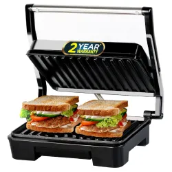 iBELL 850W Sandwich Maker with Floating Hinges