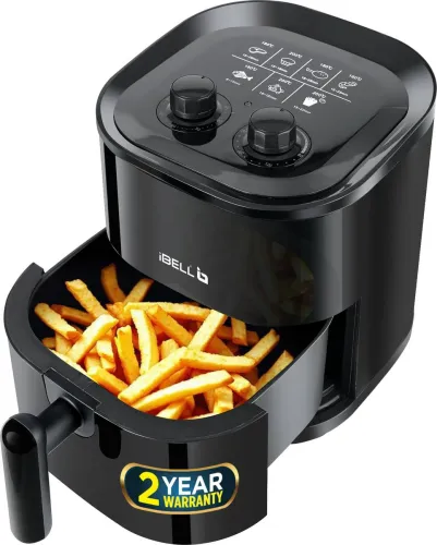 Image of iBELL AEROFRY422M 4.2L Air Fryer, Fry, Grill, Roast, Bake, Non-Stick, Timer & Temp Control