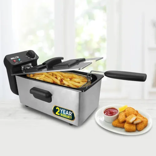 Image of iBELL DF310M 3L Electric Deep Fryer (2000W, Silver)