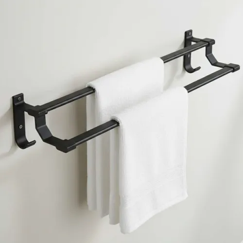 Image of iBELL IBL 66-HG Double Towel Rod Holder