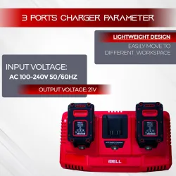 iBELL One Power Series Li-Ion Tri Charger