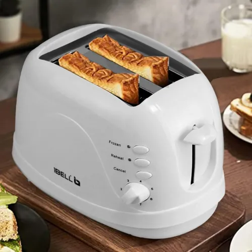 Image of IBELL TOAST600M 2 Slice Bread Toaster 750W