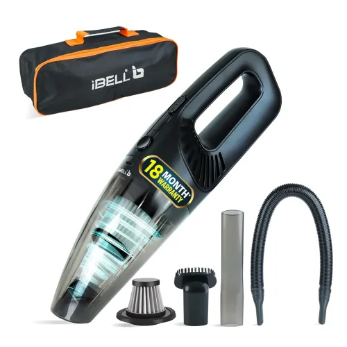 Image of IBELL TURBOVAC800 Cordless Vacuum Cleaner for Car & Home | 5500Pa Powerful Suction | Wet & Dry Cleaning | Rechargeable &