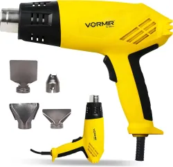 iBELL VORMIR VR HG20-50 2000W Heavy Duty Heat Gun, Dual Temp 50°C/600°C,Hot Air Blower, 2000 W Heat Gun
