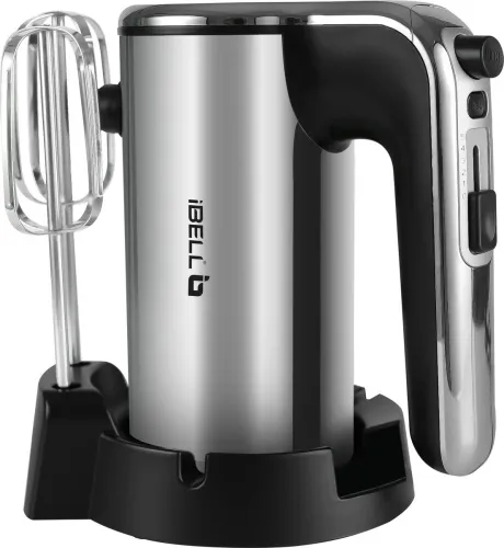 Image of iBELL 400W Hand Blender – 5-Speed with Turbo (Silver)