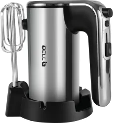 iBELL 400W Hand Blender – 5-Speed with Turbo (Silver)