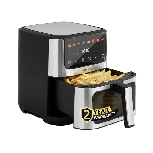 Image of IBELL AEROFRY650 Air Fryer 6.5Litre For Home, 1600W Digital Touch Screen 8 Preset Mode, Rapid Heating up, Non-Stick Oven