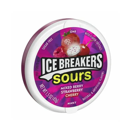 Image of Ice Breakers Sours Mixed Berry Strawberry, 42 g