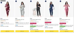 Ichaa Women Night Suit Set at minimum 80% Discount