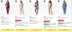 Ichaa Womens Night Suit at minimum 80% Discount