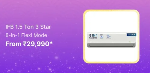 Image of IFB 1.5 Ton 3 Star AC @ ₹29990 on Flipkart big Billion Days Sale