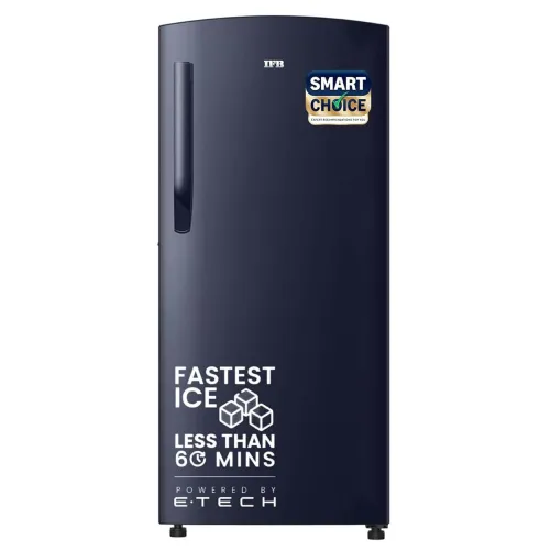 Image of IFB Smart Choice 187L 2 Star Direct-Cool Single Door Refrigerator (IFBDC-2132NCSE, Blue) Extraordinary Storage with Humi