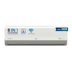 IFB 2025 Model Silver Plus Smart Series 1 Ton 3 Star In-built Wifi Split AC with HD Compressor, AI, Dual Gold Fin & 8-in