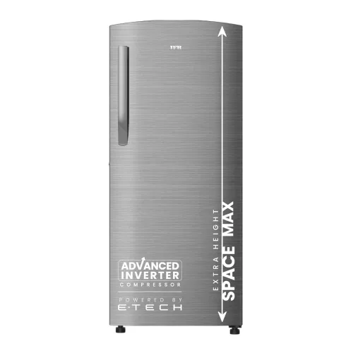Image of IFB 206L 5 Star Direct Cool Single Door Refrigerator (IFBDC-2325DBSE, Brush Grey, Advanced Inverter Compressor, Extraord