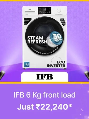 Image of IFB 6 kg 5 Star Washing Machine @ ₹22240 on Flipkart big Billion Days Sale