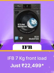 IFB 7 Kg Washing Machines @ ₹22499 on Flipkart big Billion Days Sale