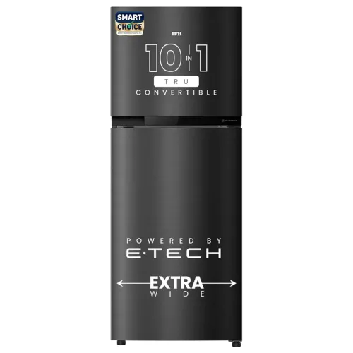 Image of IFB Smart Choice 243L 2 Star Tru Convertible 10-in-1 Frost Free Double Door Refrigerator (IFBFF-2902NKSET, Metal Black, 