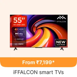 iFFALCON by TCL Smart TV Starting @ ₹7199 on Flipkart GOAT Sale