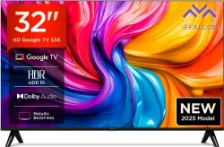 iFFALCON by TCL S55 80 cm (32 inch) HD Ready LED Smart Google TV 2025 Edition with HDR 10 | 16W Dolby Audio | Multi View