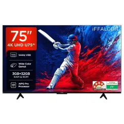 iFFALCON 75 Inches 4K UHD Smart LED Google TV