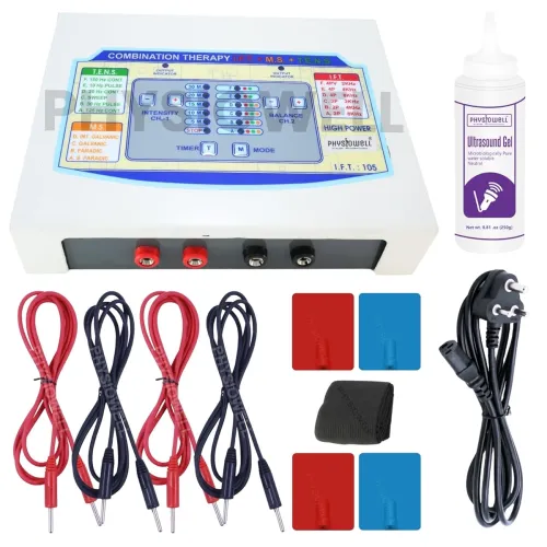 Image of IFT MS Tens Physiotherapy Machine Electrotherapy Combo for All Pain Relief 