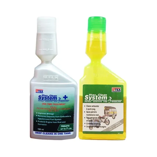 Image of Iftex System 2/3+ 100 ml & System 2/3 100 ml e20 Petrol additive for Bike