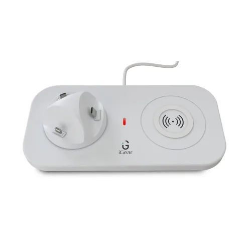 Image of iGear DockMe 10W Fast & 15W Wireless Charger Dock