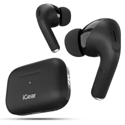 iGear Sonic True Wireless ANC Earbuds (Black)
