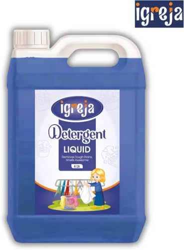 Image of IGREJA Laundry Detergent Liquid Machine & Bucket Wash Aqua Liquid Detergent (4 L)