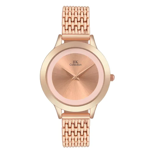 Image of IIK COLLECTION Watches for Women Round Studded Dial |Analogue Quartz Movemnet Ladies Watch|Long Battery Life|Stainless S