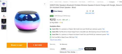 Image of IIXINITE Mini Speakers Bluetooth Portable Wireless Speaker 