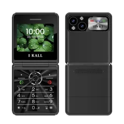 IKALL K42 Flip Keypad Mobile Phone